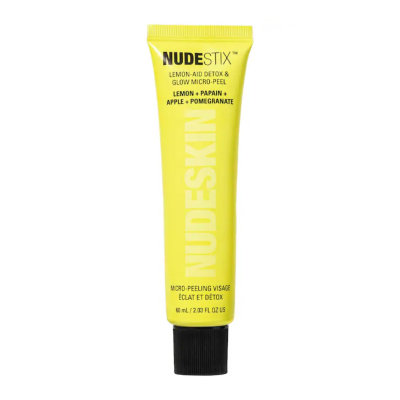 Пилинг-скатка для лица с эффектом микро-пилинга NUDESTIX Nudeskin Lemon-Aid Detox and Glow Micro-Peel 60 ml